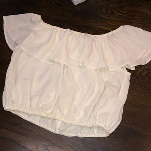 Off the shoulder top - Cream
